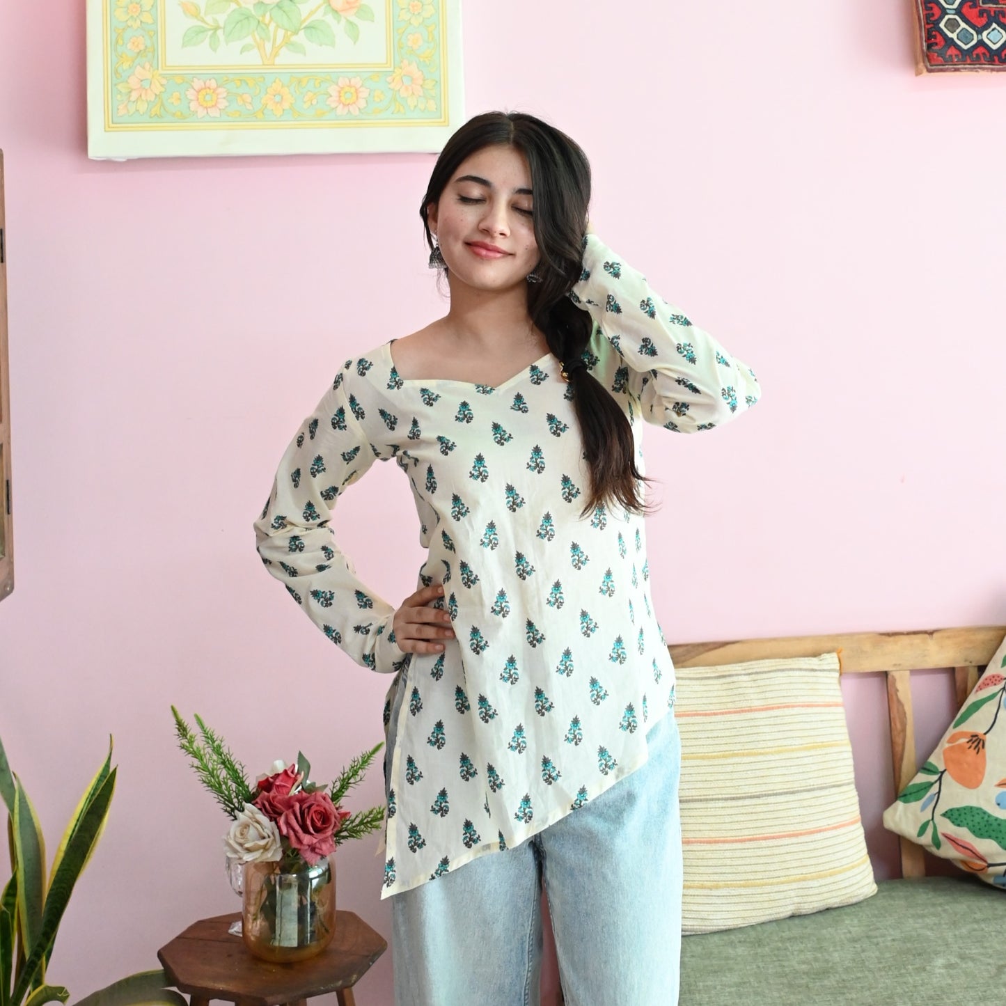 AAIRA  Asymmetrical Kurti