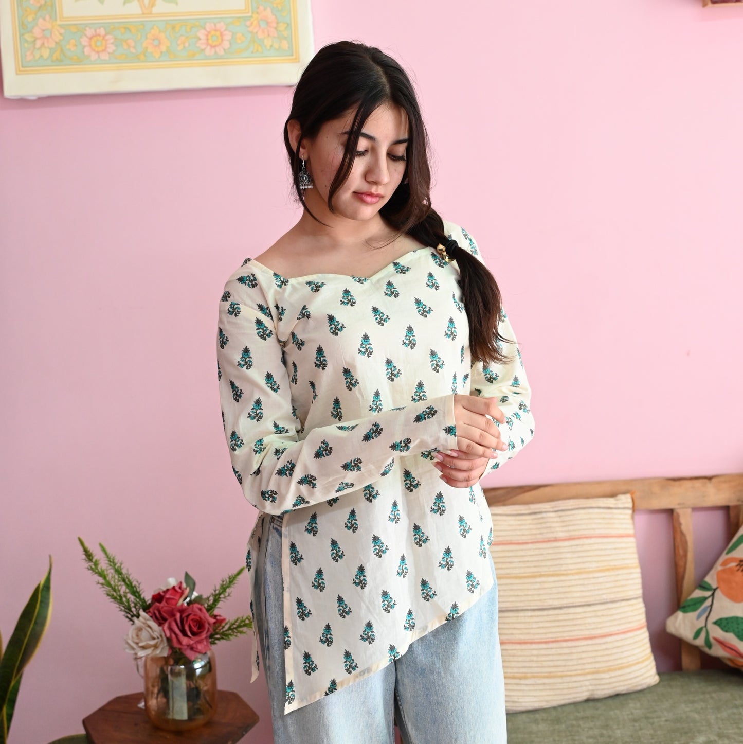 AAIRA  Asymmetrical Kurti