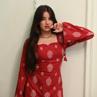 LAILA Convertible Sleeves Kurti