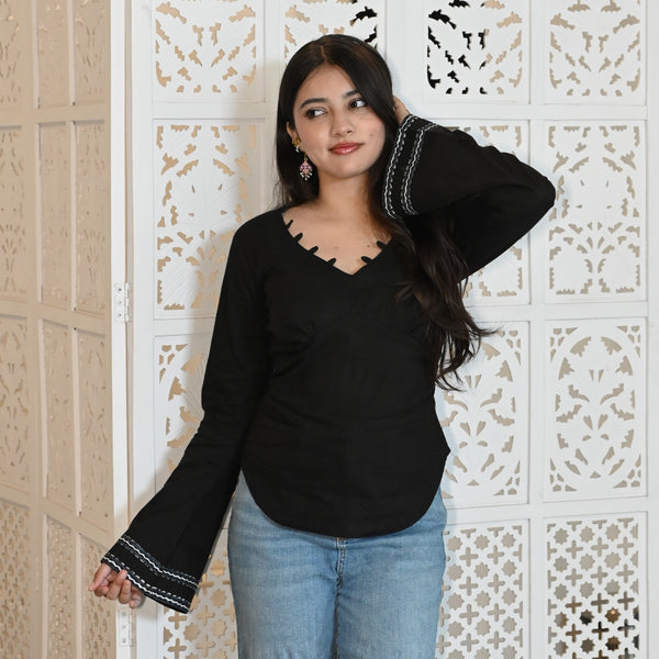 SWAN Loop Corset Back Top