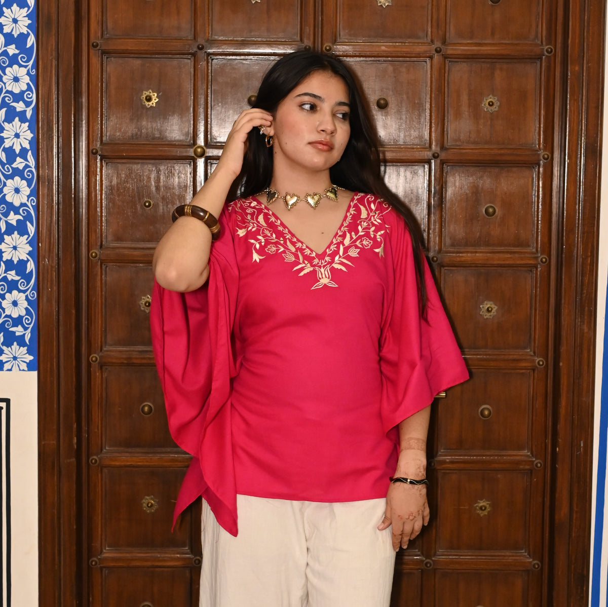 DILRUBA Embroidered Kaftan
