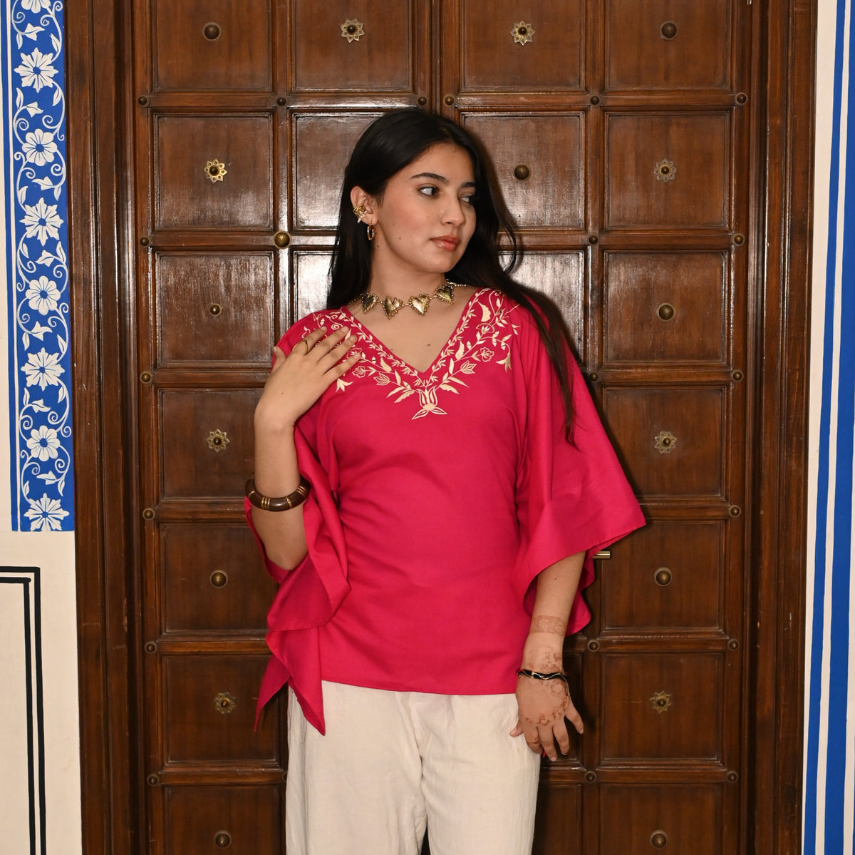 DILRUBA Embroidered Kaftan
