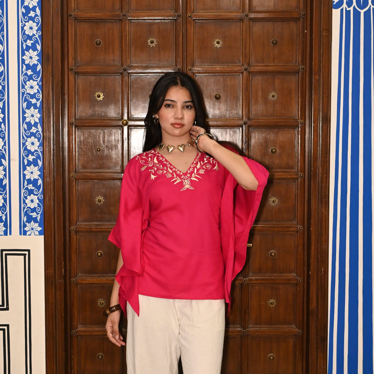 DILRUBA Embroidered Kaftan