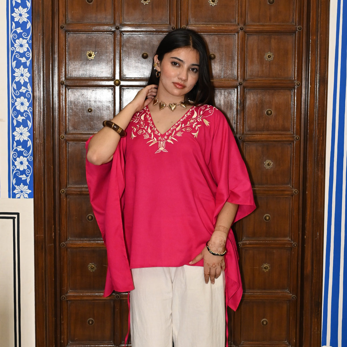 DILRUBA Embroidered Kaftan