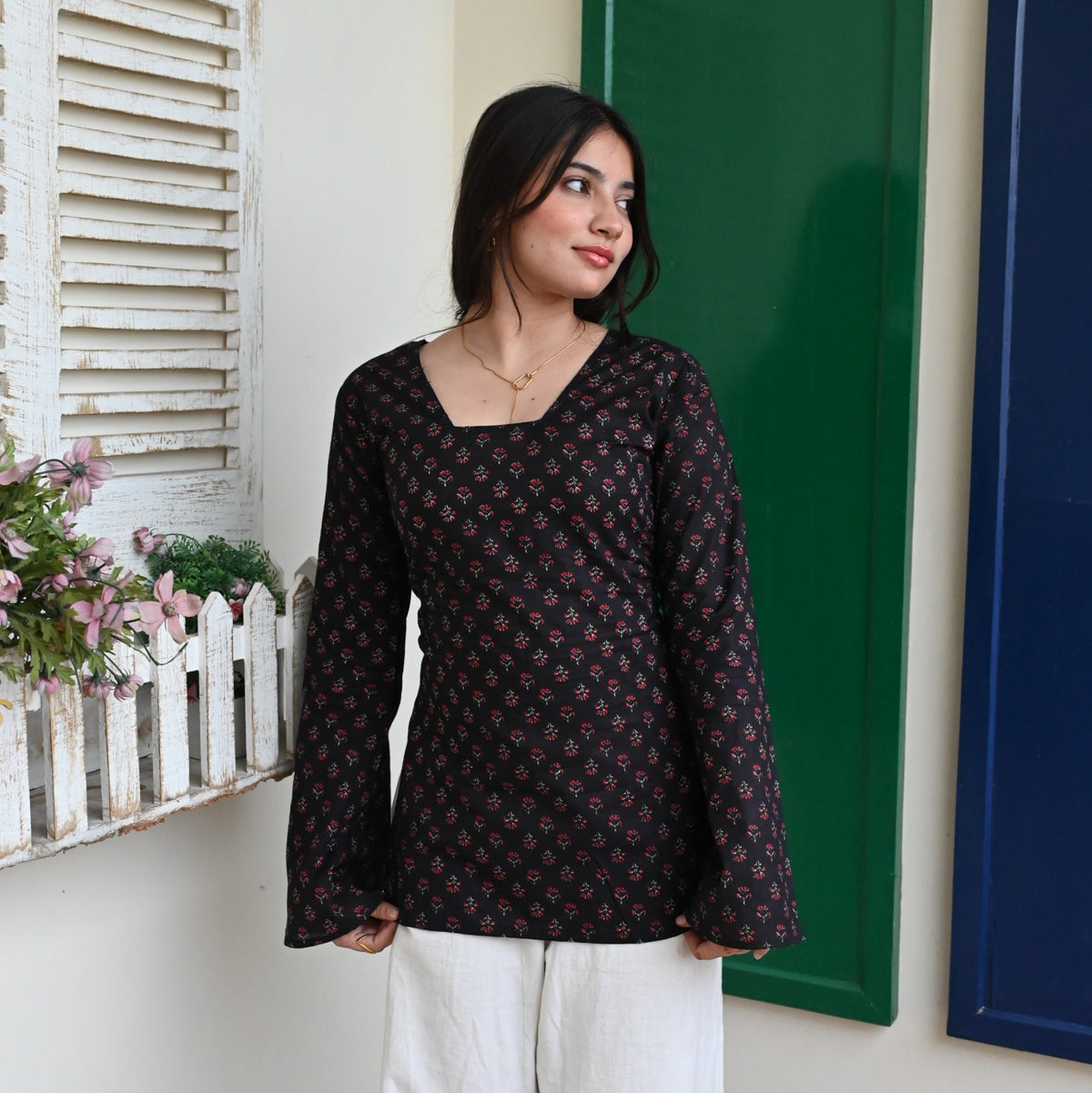 SAHIBA Bell Sleeves Kurti