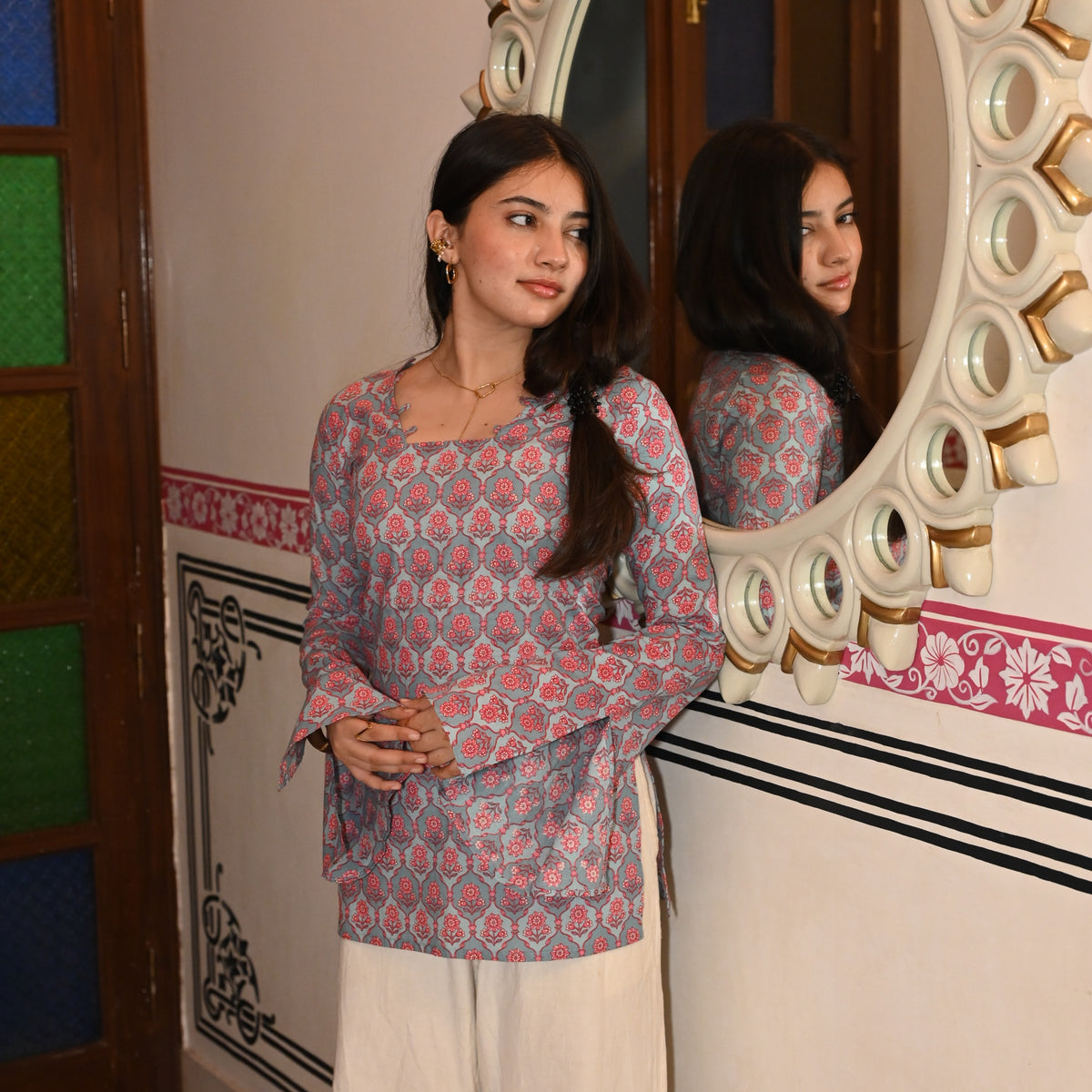 SAAZ Bell Sleeves Kurti