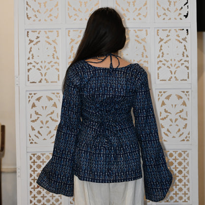 ZOHRA Neck Tie Up Kurti