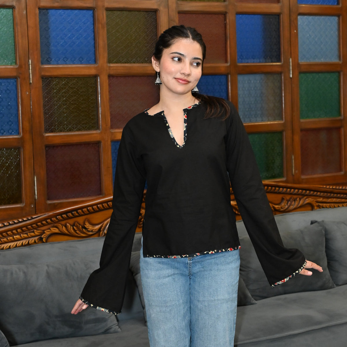 SIYA Bell Sleeves Top