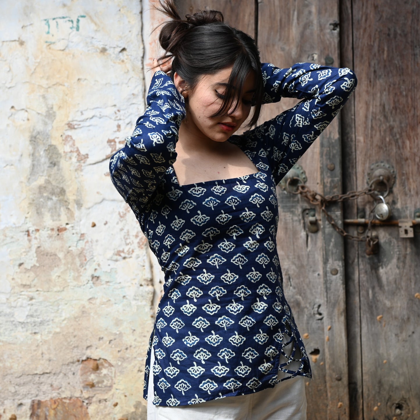 NEERA - Corset Back Micro Kurti