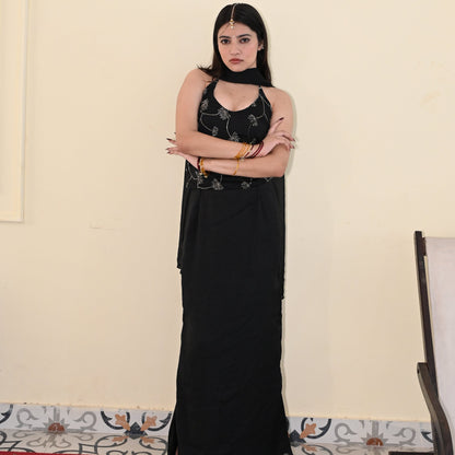 SAYURI Halter Neck Skirt Set