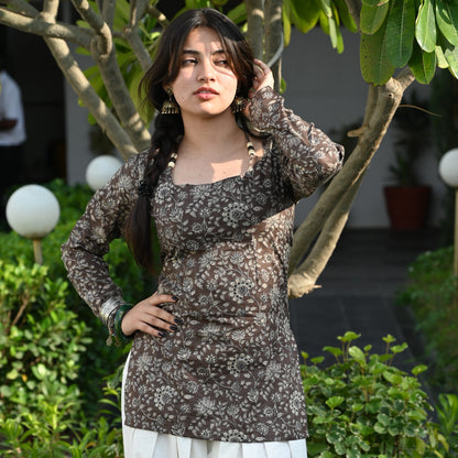 VANYA - Beaded Tie Up Back Kurti