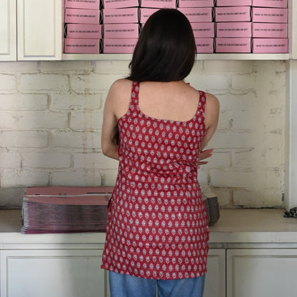 KUMKUM-Strap Kurti