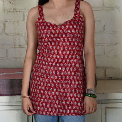 KUMKUM-Strap Kurti