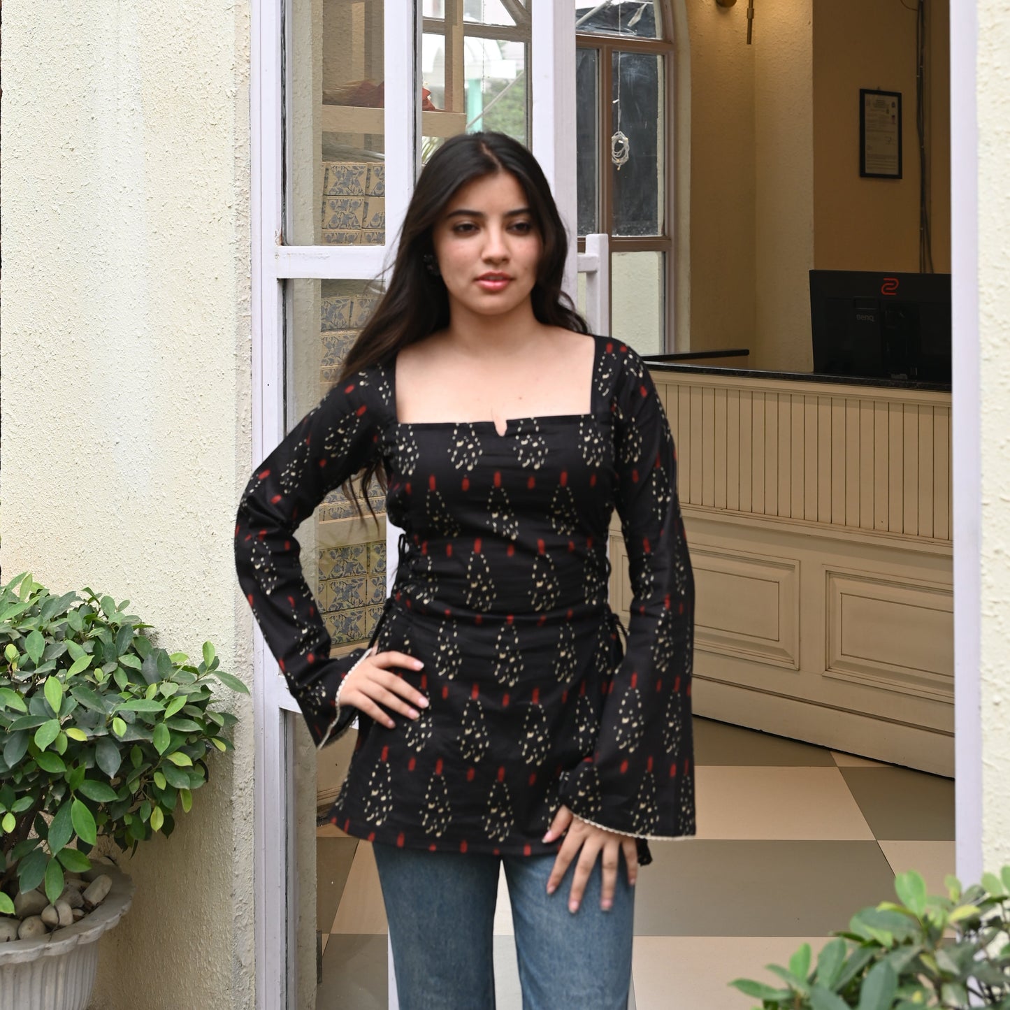 AARZOO Side Corset Kurti