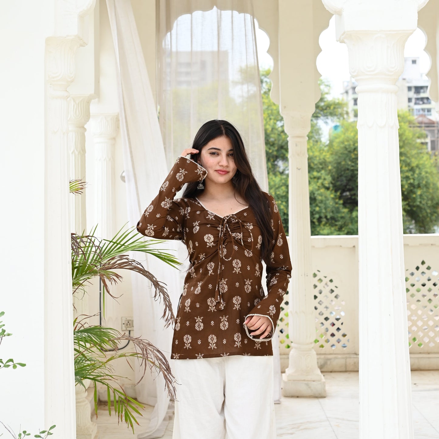 HAYA Side Corset Kurti
