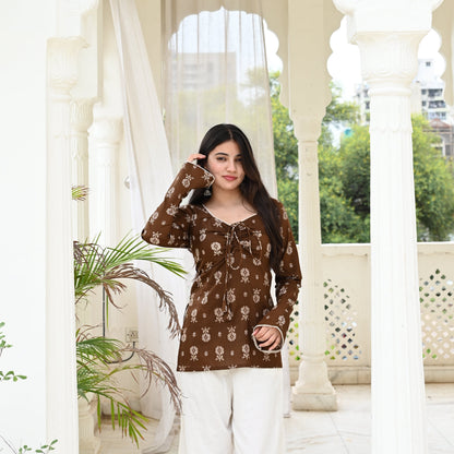 HAYA Side Corset Kurti