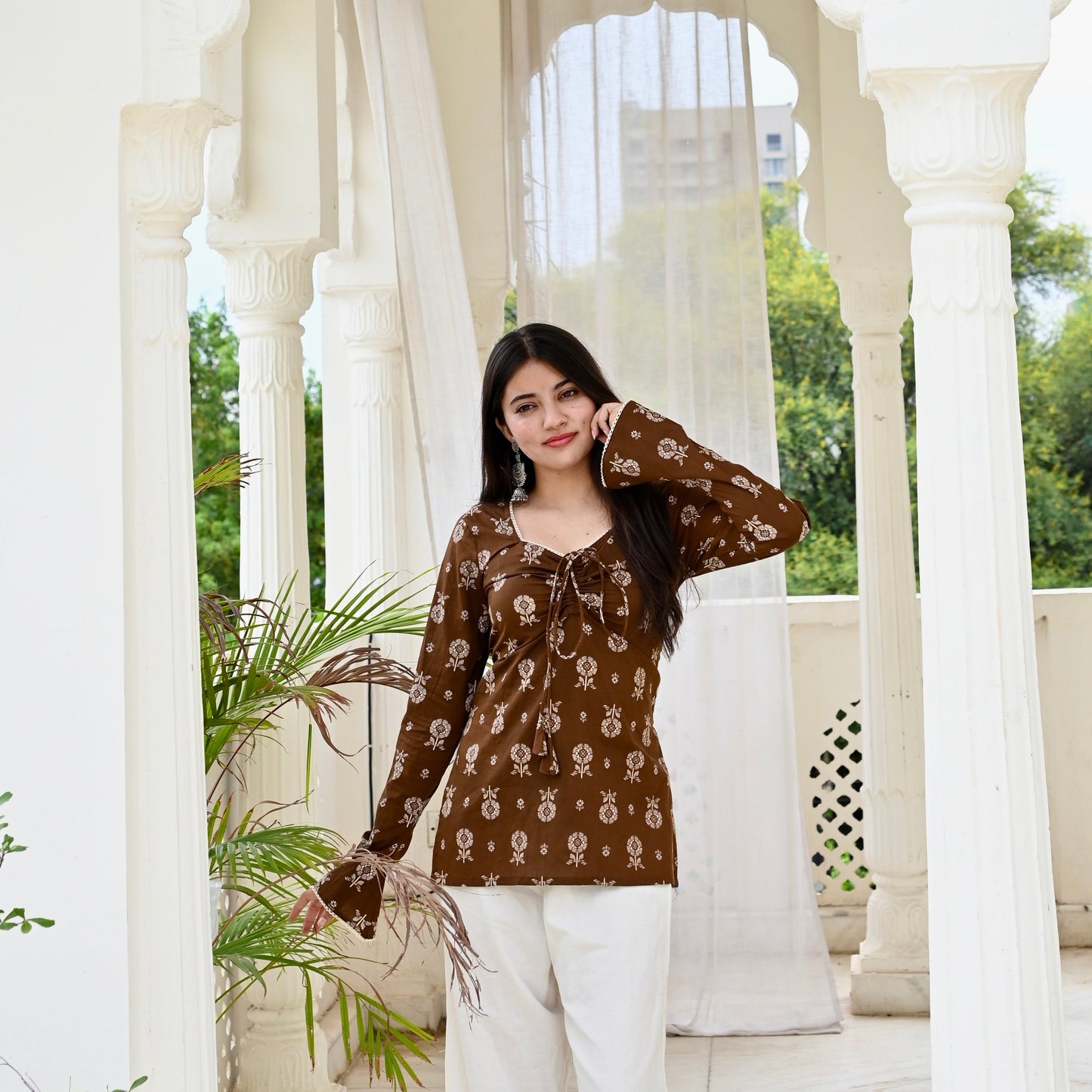 HAYA Side Corset Kurti