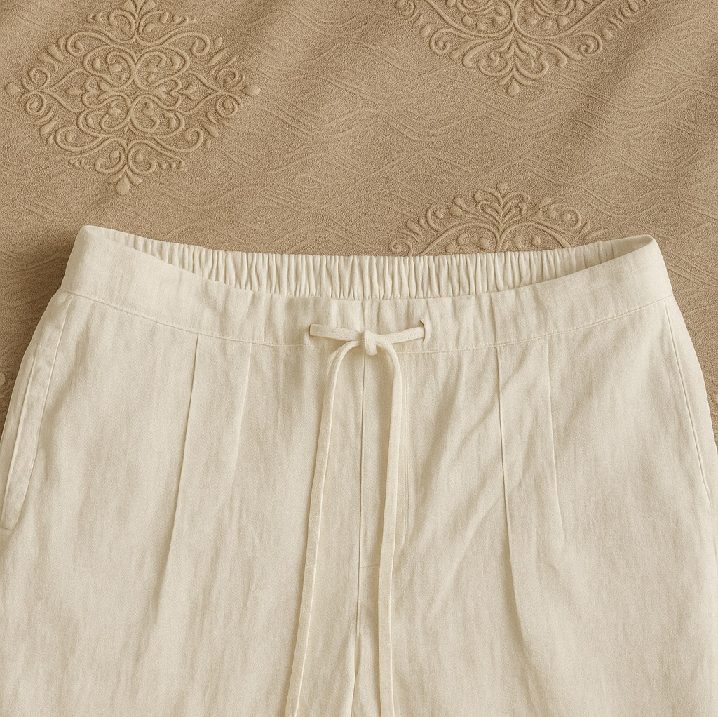 LINEN STYLE PANTS