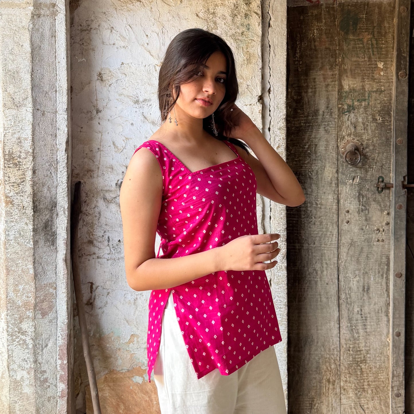 GULAL CUT SLEEVES KURTI 2.0