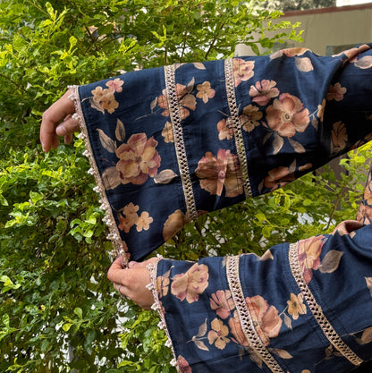 SAHIBA BLUE - Pakistani Kurti