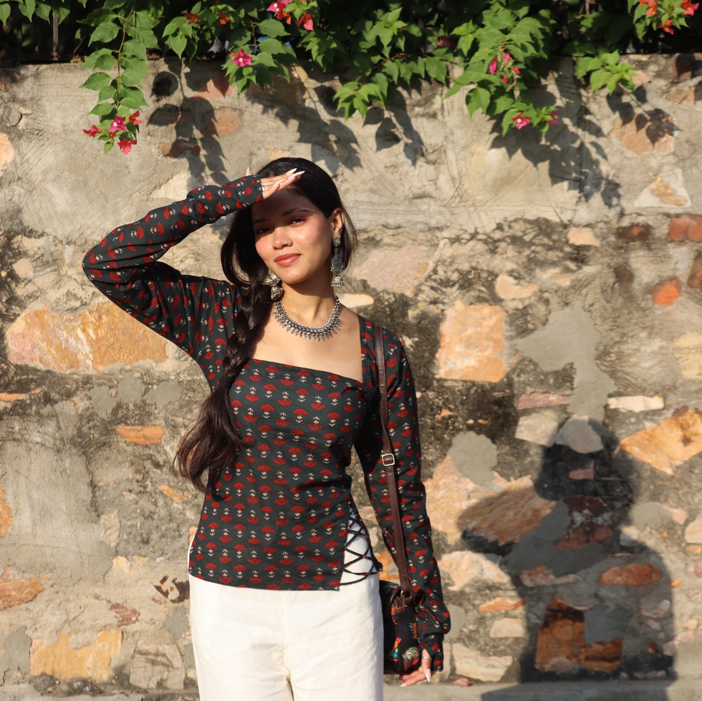 ZAALIMA - Corset Back Micro Kurti