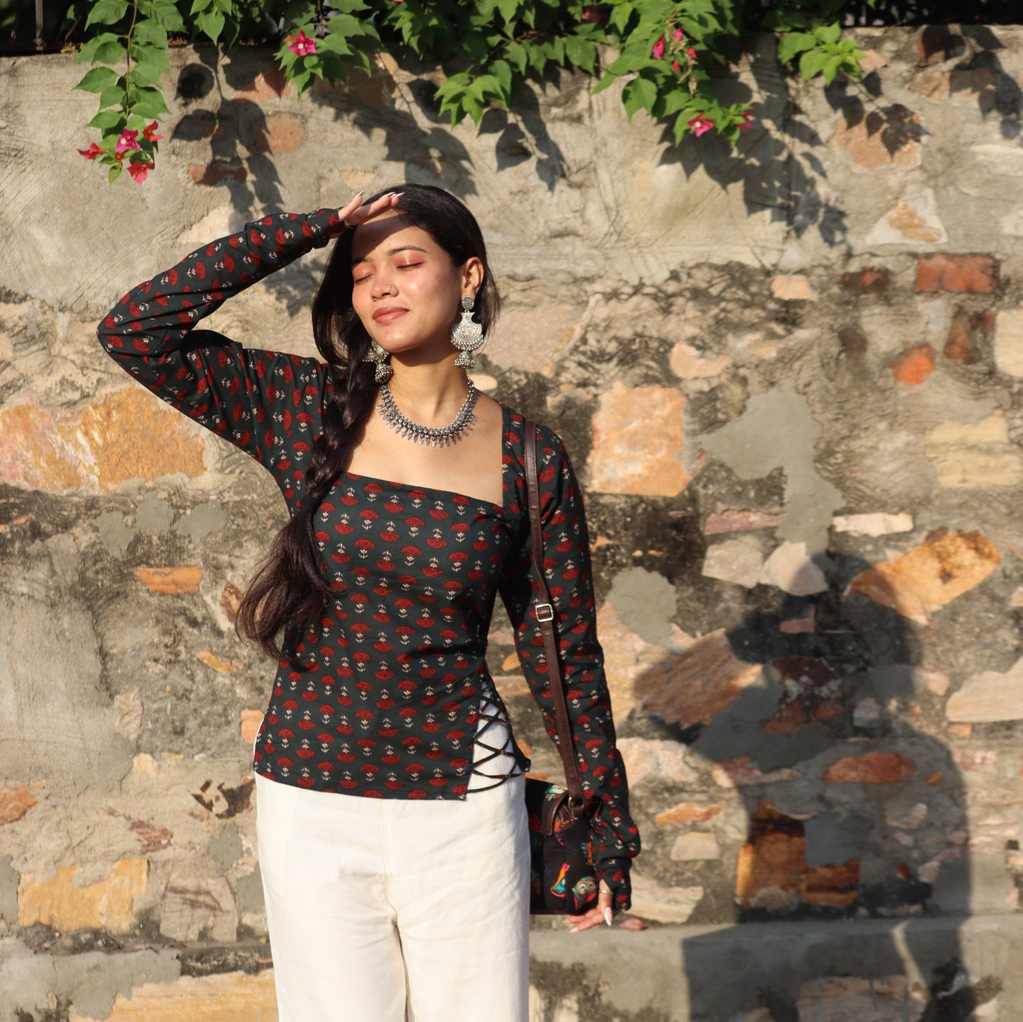 ZAALIMA - Corset Back Micro Kurti