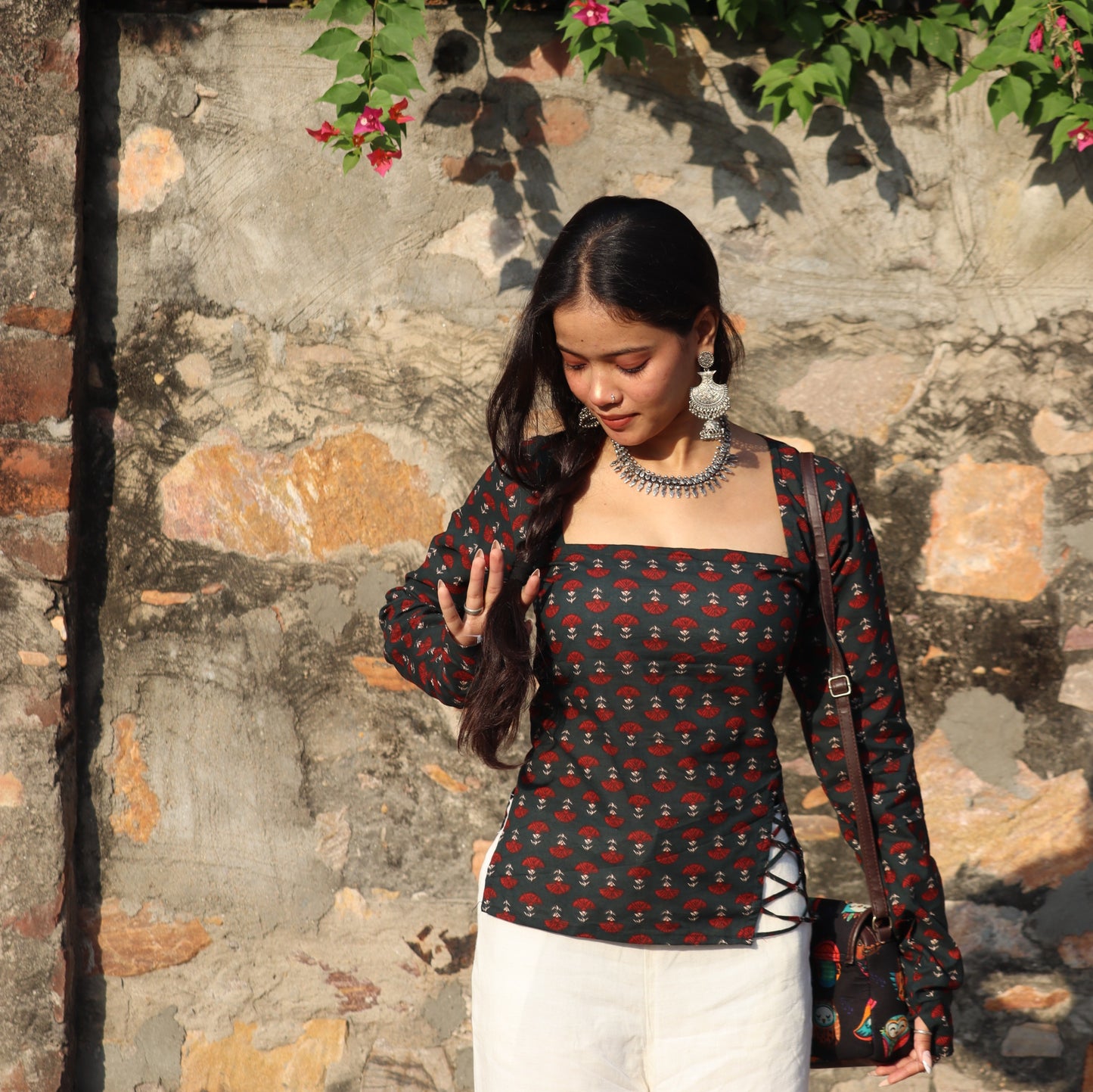 ZAALIMA - Corset Back Micro Kurti