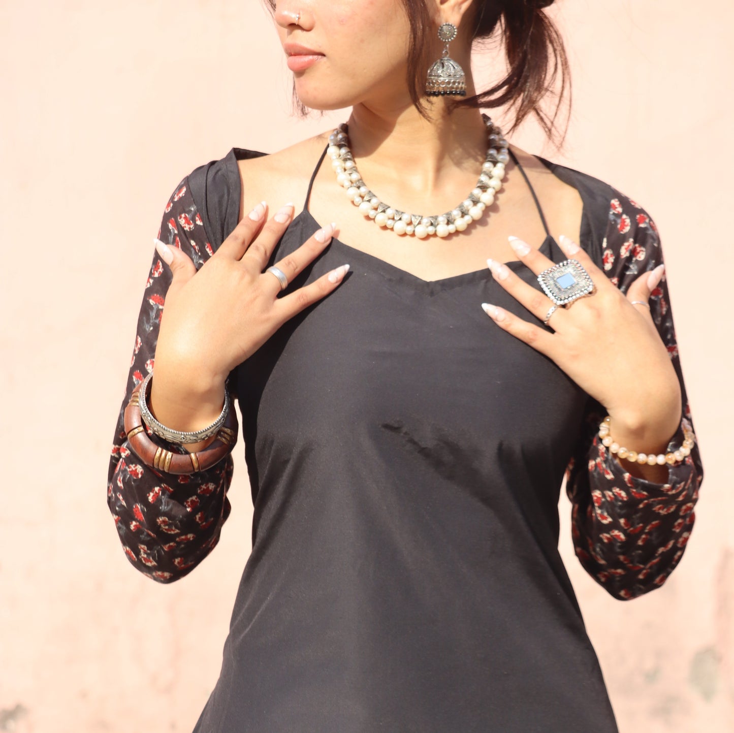 MASTANI - Tie Up Corset Back Kurti