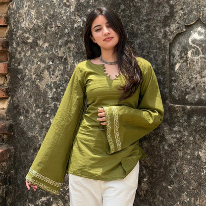RUTVI  Corset Back Kurti