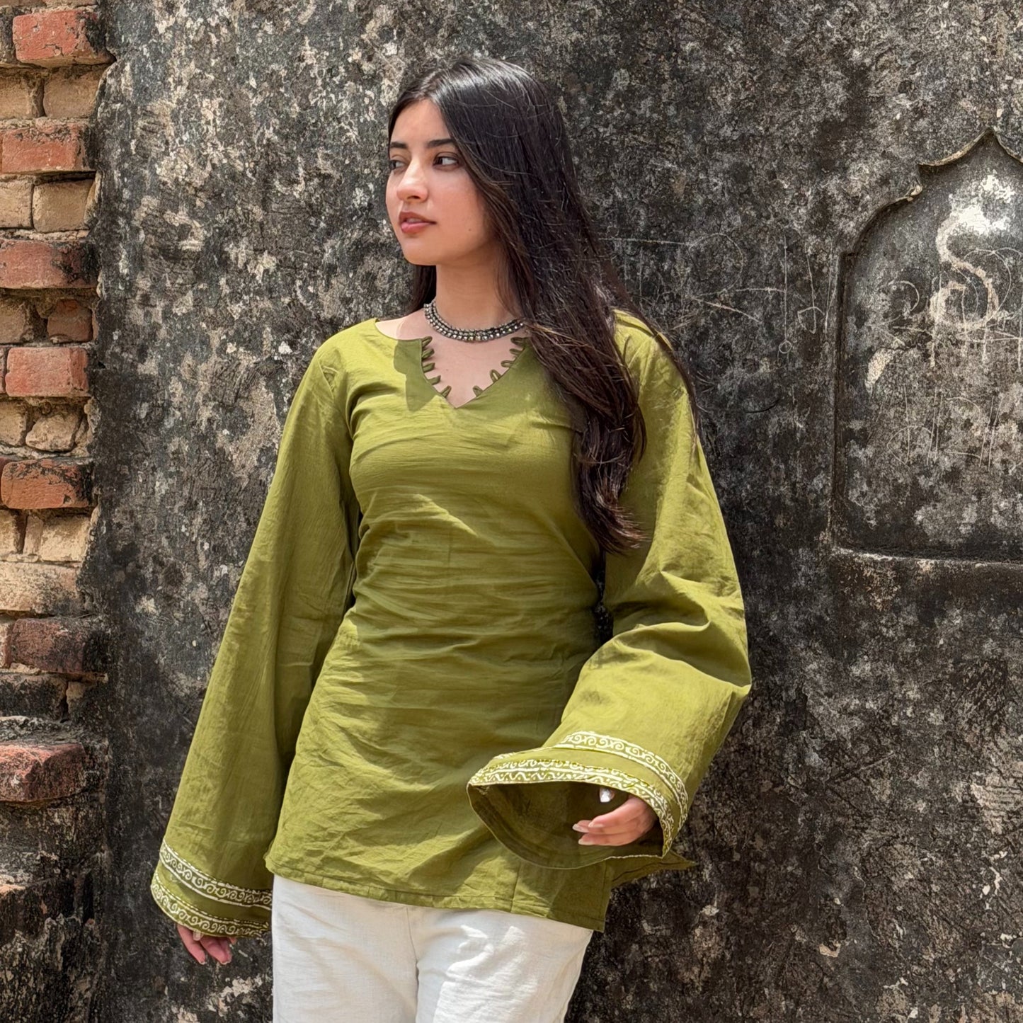 RUTVI  Corset Back Kurti