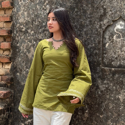 RUTVI  Corset Back Kurti
