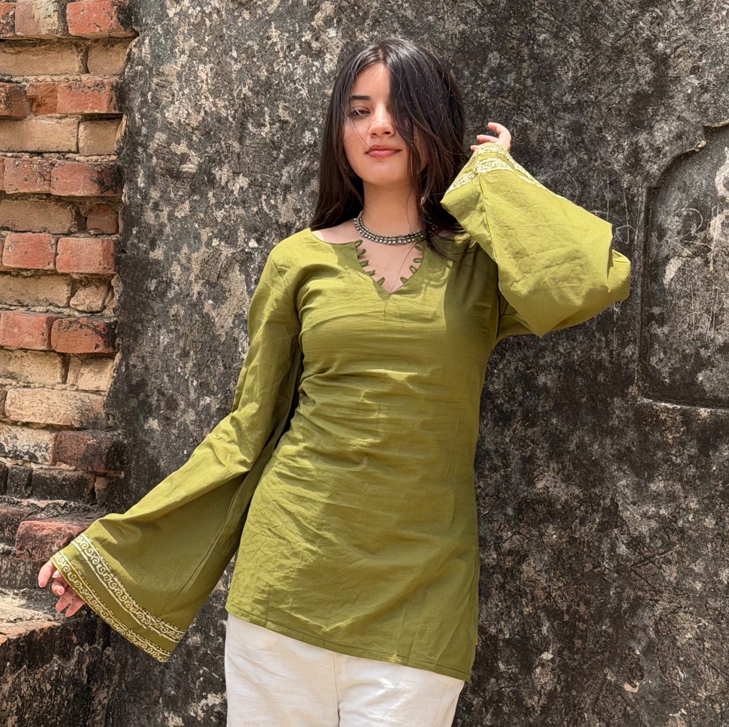 RUTVI  Corset Back Kurti