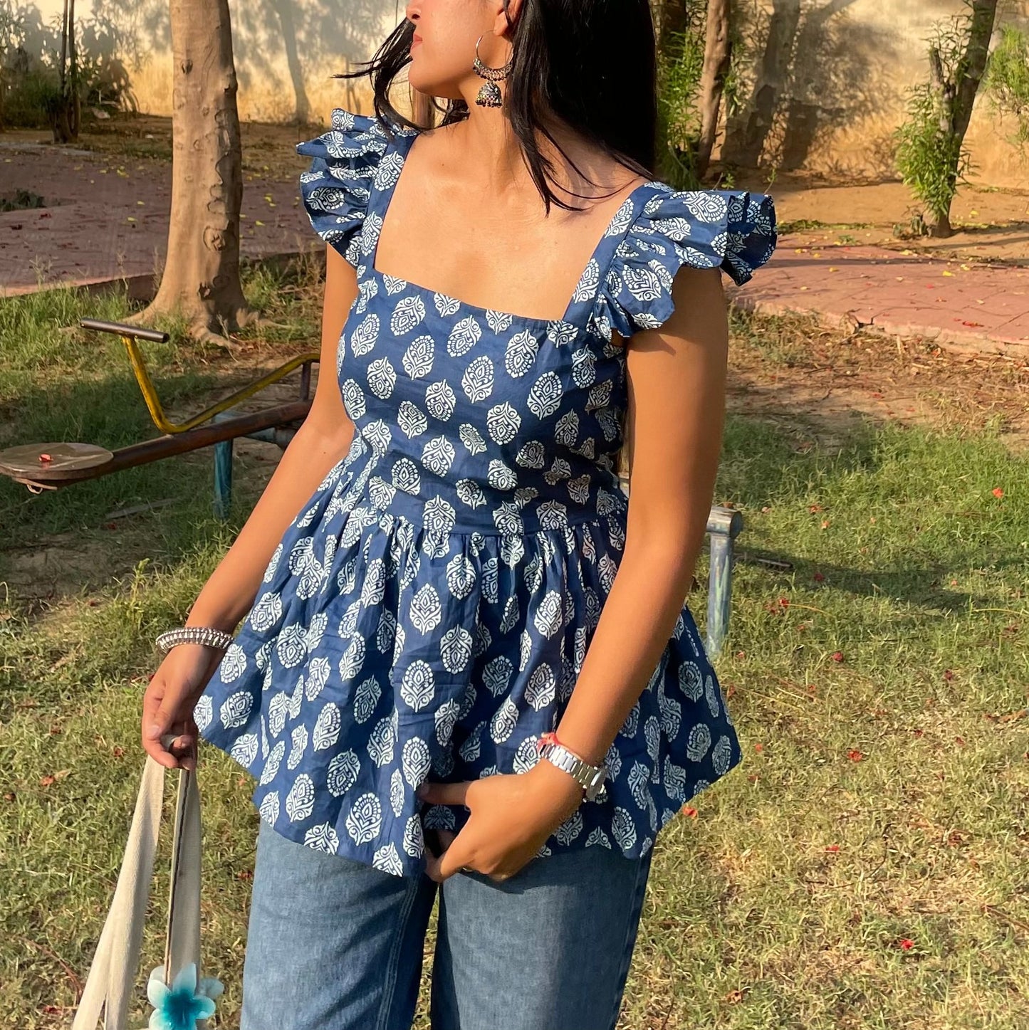 KHWAB - Ruffled Sleeves