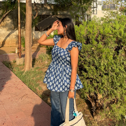 KHWAB - Ruffled Sleeves