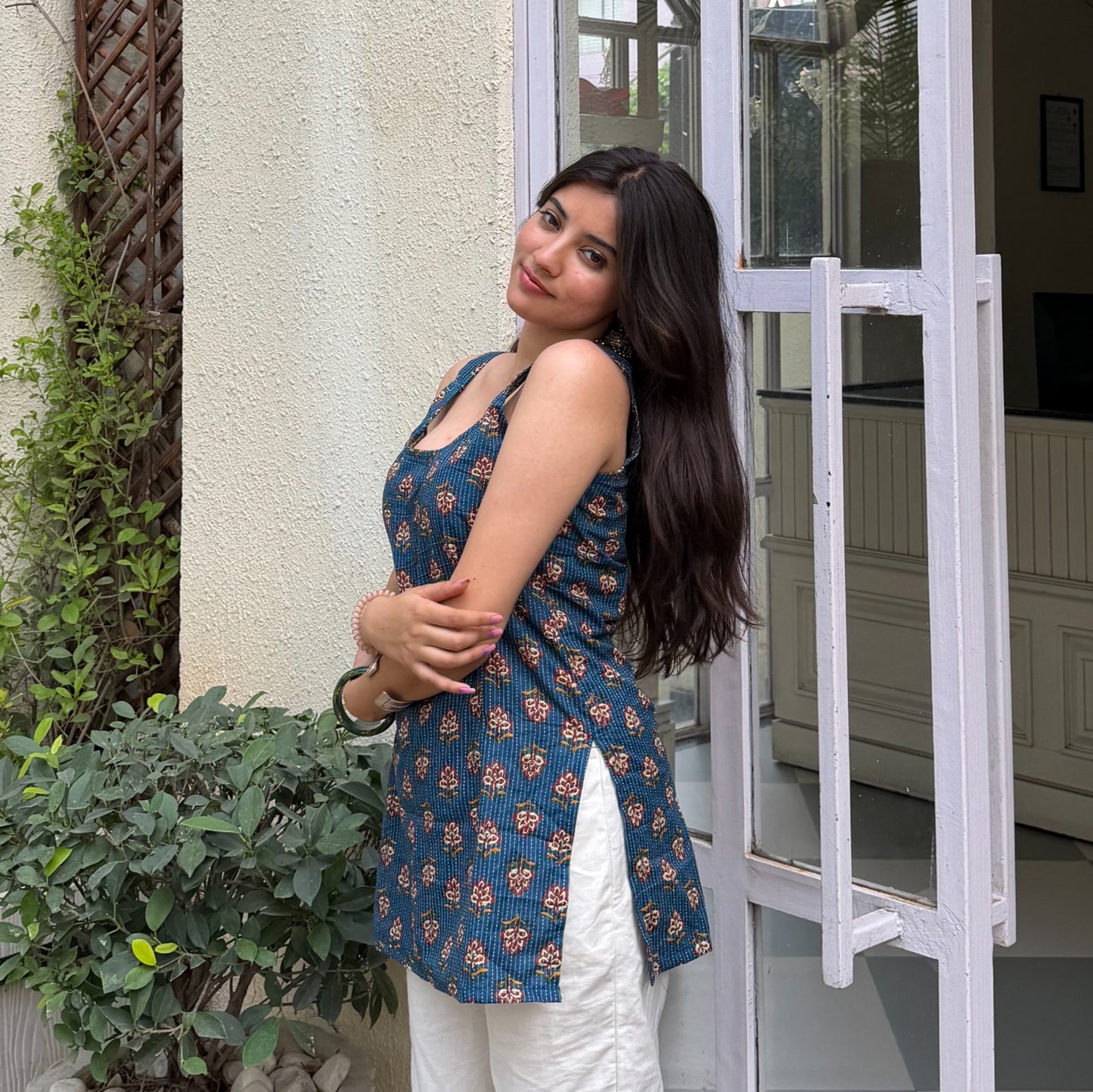 NEERJA-Strap Kurti