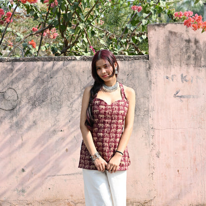 NIYA - Crisscross Back Kurti