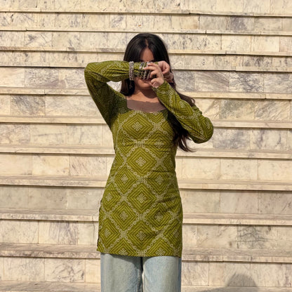 MRINAL Corset Back Kurti