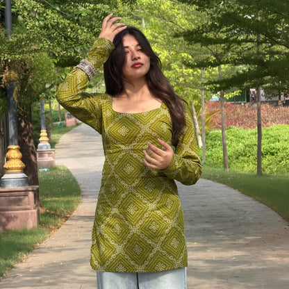 MRINAL Corset Back Kurti