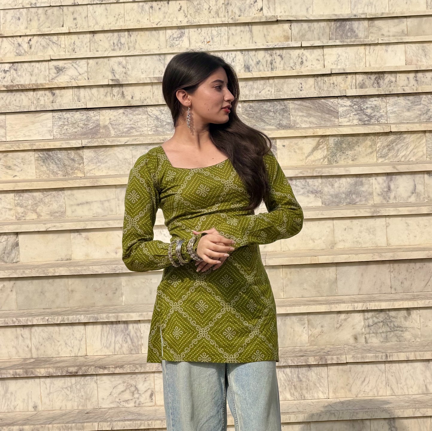 MRINAL Corset Back Kurti