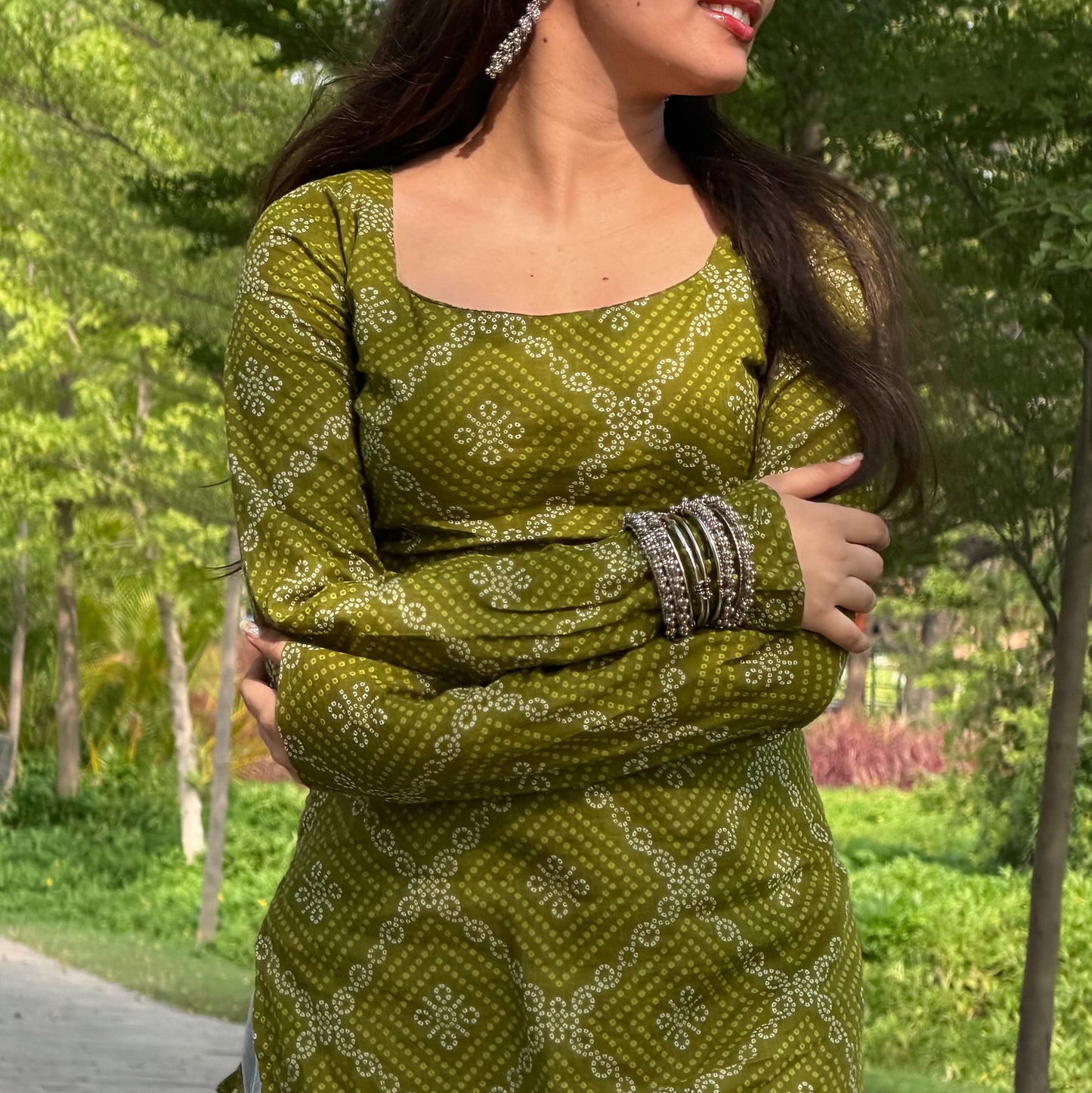 MRINAL Corset Back Kurti