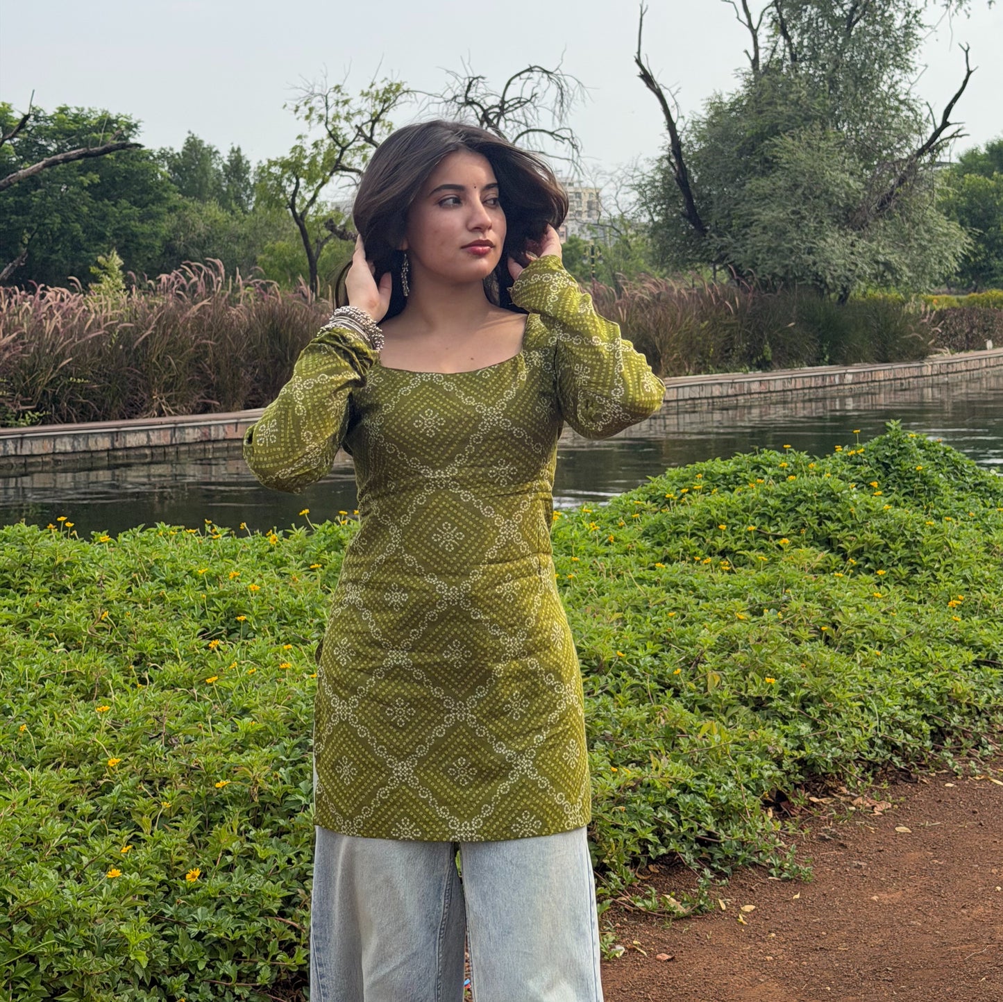 MRINAL Corset Back Kurti