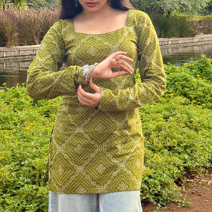 MRINAL Corset Back Kurti