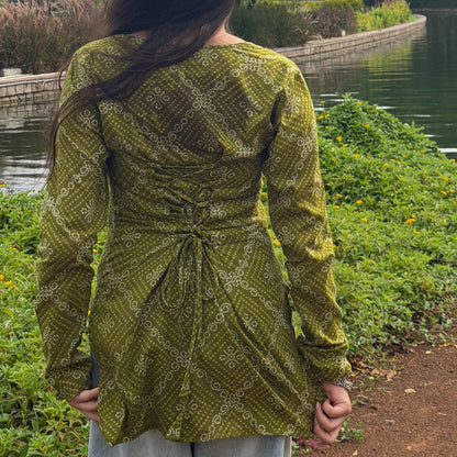 MRINAL Corset Back Kurti