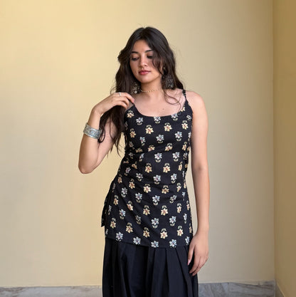 Kruti-Noodle Strap Kurti