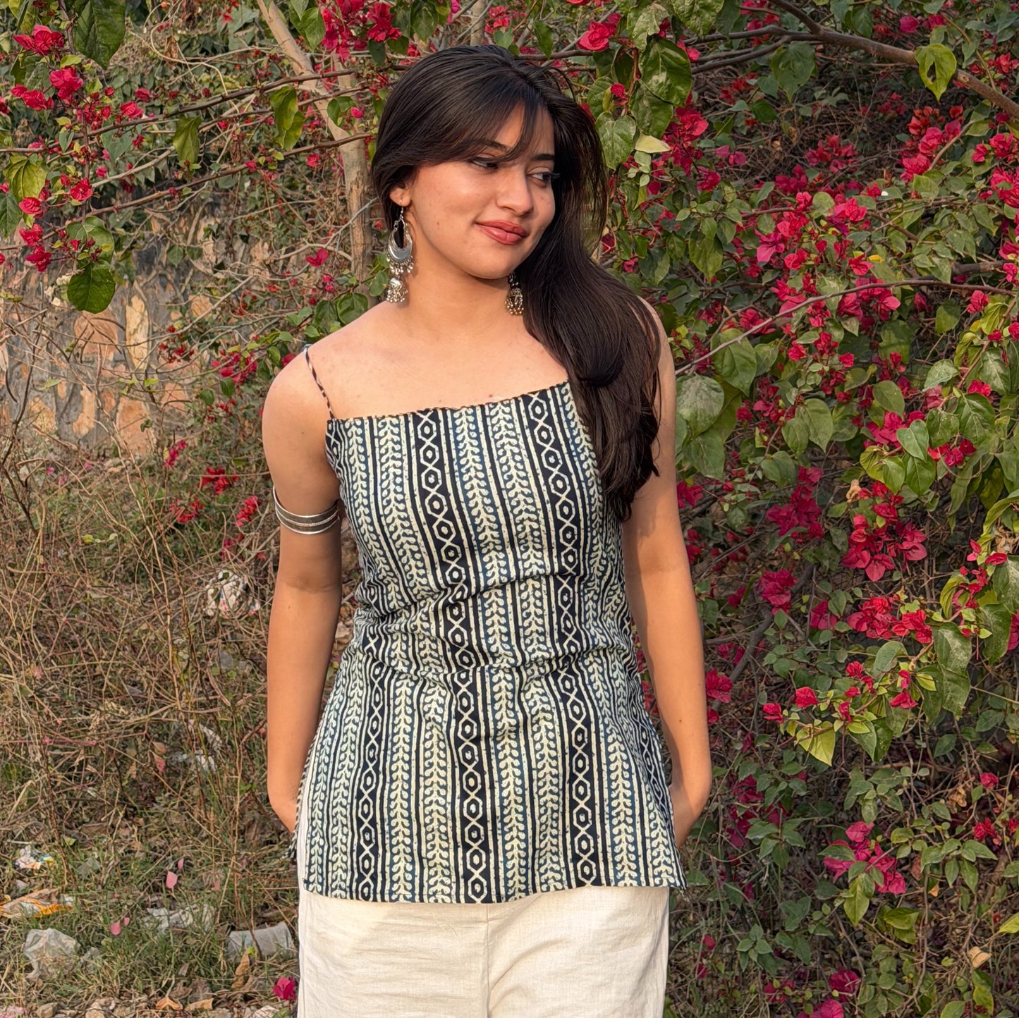AAROHI - CRISSCROSS BACK MICRO KURTI