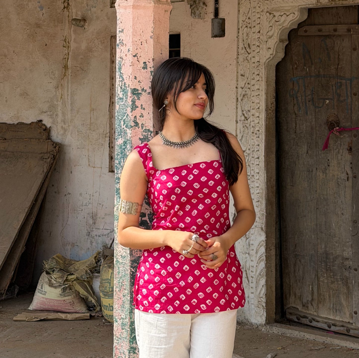 GULAL - Cut Sleeves Kurti