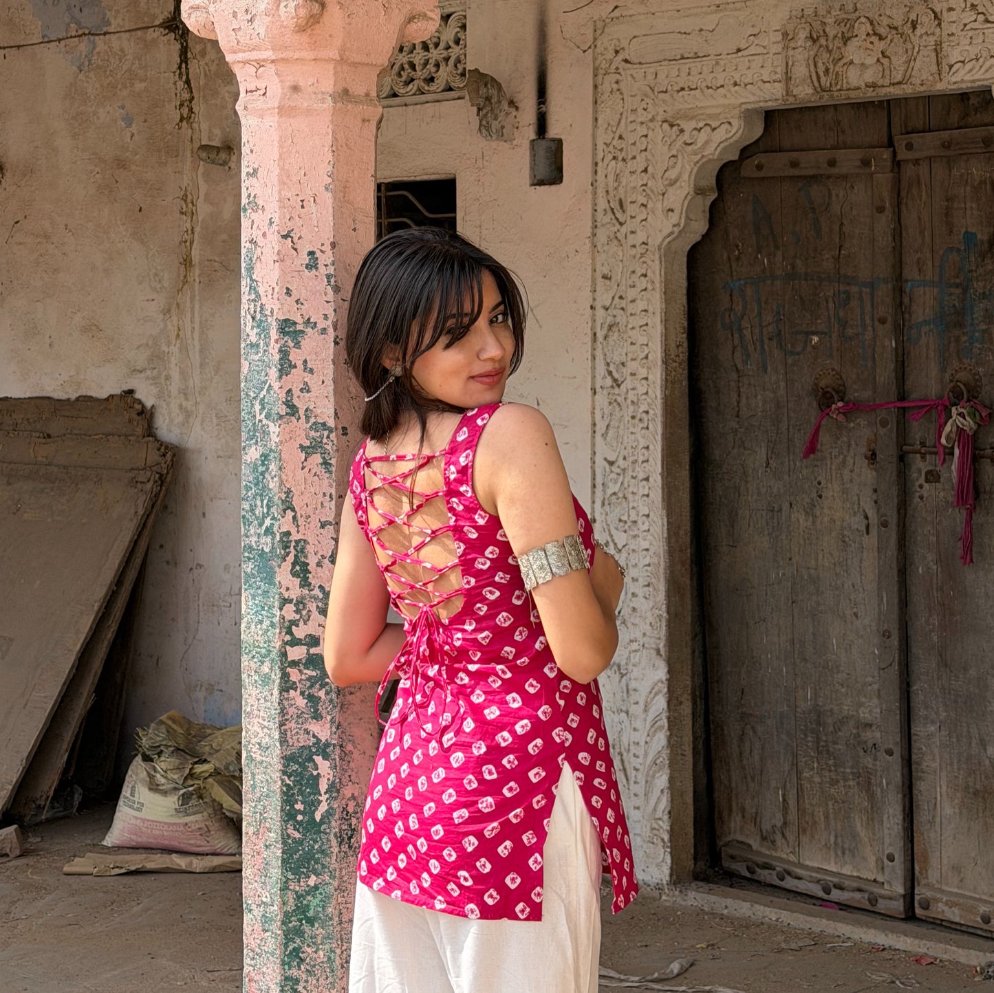 GULAL - Cut Sleeves Kurti