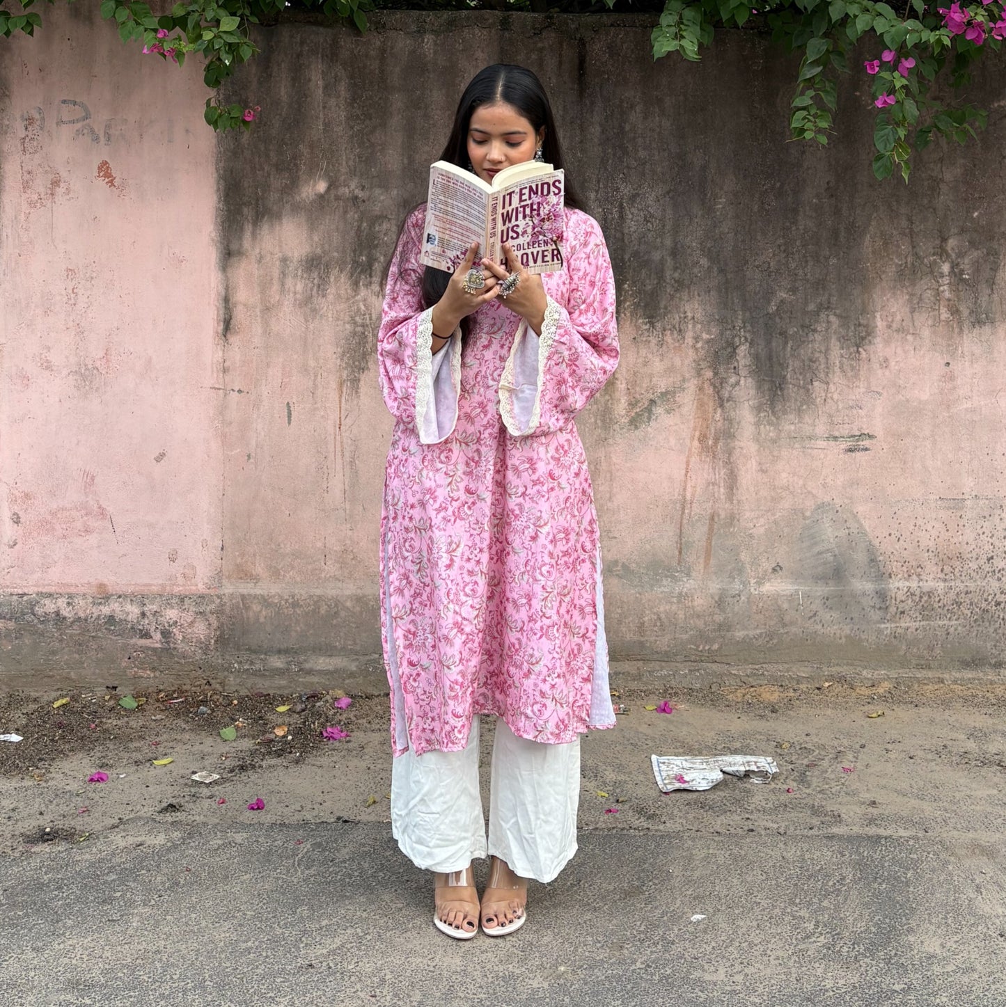 GULAB - Pashmina Pakistani Kurti