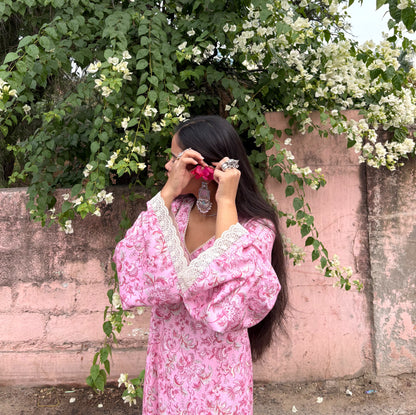 GULAB - Pashmina Pakistani Kurti