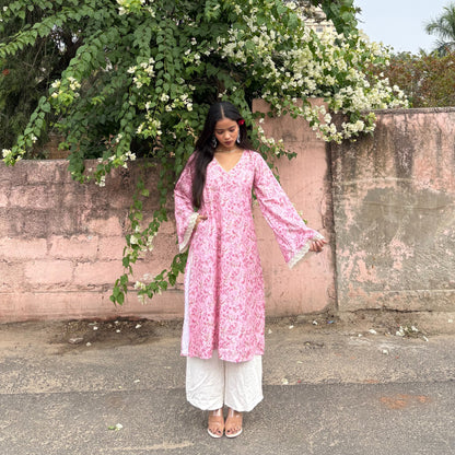 GULAB - Pashmina Pakistani Kurti